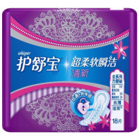 护舒宝璀璨清新丝薄全系列卫生巾(18片)