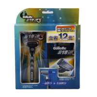 吉列锋速3经典1刀架(含1刀头)+2刀头