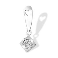 爱迪尔炫彩-爱无绝期_18K金钻石吊坠