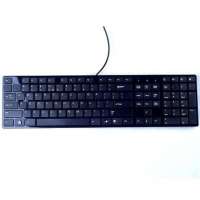 微绅(VISENTA)镜面有线键盘E1(黑色)