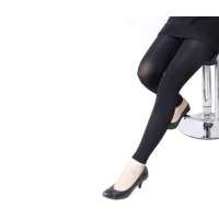 浪莎120D纳米抗菌加裆连裤袜98367(黑)