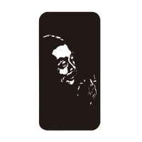 手机工坊保护壳iPhone4(黑色忧愁)浮雕