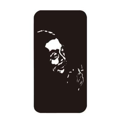 手机工坊保护壳iPhone4(黑色忧愁)浮雕