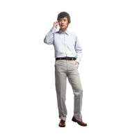 红豆男士商务休闲裤H91K333(32)(浅灰)