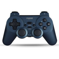 雷柏双振动无线游戏手柄V10(神秘蓝)