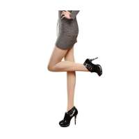 浪莎超柔包芯丝加裆连裤袜98607(肤)