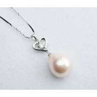 welina爱铭记(粉色)_925纯银贝壳珠吊坠