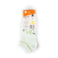 浪莎精梳棉网眼透气船型女袜M2015(苹果绿)