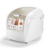 东芝(TOSHIBA)电饭煲RC-N15RE 4L 日本进口智能带蒸笼锅4-5-6-8人