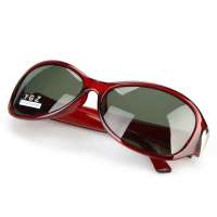 月光族偏光太阳镜9074酒红