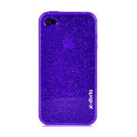 X-Doria璀璨星空易装/取iphone4保护套(紫色)