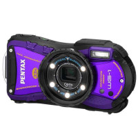 宾得 数码相机 WG-1 (紫)+4G卡+包