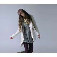 OLOMO欧莱诺飘逸灵动缎面系带风衣111270013448(杏色)