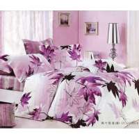 吉祥三宝仿活性印花套件枫叶情缘四件套