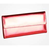Kaila经典气质长款女士钱包-红色