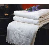 卡缔娅贡缎提花纯蚕丝被(米白)