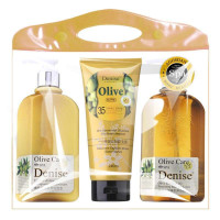 Denise丹尼诗橄榄洗400ML+沐400ML+润发乳240ML