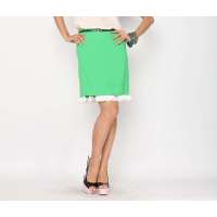 karo rinlan糖果色个性珠片半身裙101122Q02526041(绿色)