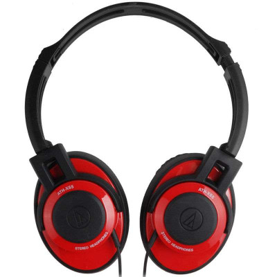铁三角便携式耳机ATH-XS5RD(红色)