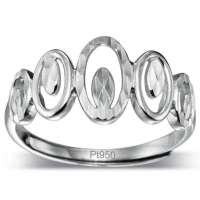 翠绿首饰-互容系列Pt950铂金女戒13号