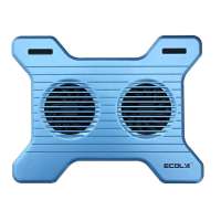 宜客莱笔记本散热器NBC-900BL(蓝色)