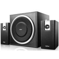 漫步者2.1木质多媒体音箱卡拉OKR308PK