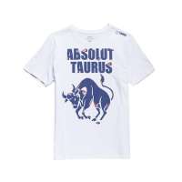 OLOMO欧莱诺金牛座情侣纯棉T恤-女款111411291144(漂白)