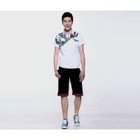 OLOMO欧莱诺英伦格翻边脚口短裤111330069046(黑色)