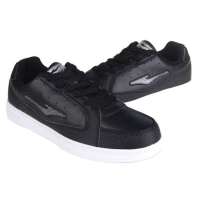 鸿星尔克男滑板鞋11123009-20(黑色42)