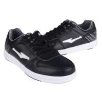 鸿星尔克男滑板鞋11123015-20(黑色43)