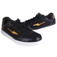 鸿星尔克男滑板鞋11123065-20(黑色42)