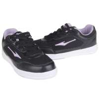 鸿星尔克女滑板鞋12123017-26(黑/丁香紫36)