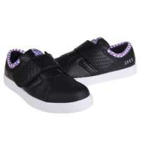 鸿星尔克女滑板鞋12123100-26(黑/熏衣紫39)
