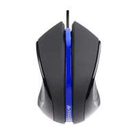 双飞燕USB笔记本有线鼠标亮面行Q3-310(黑蓝色)