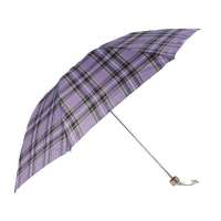 天堂牌339S格子三折遮阳伞(粉)