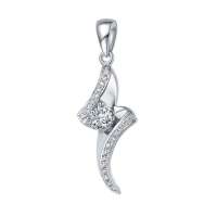 家福珠宝等待_18K钻石吊坠