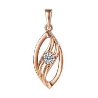 家福珠宝流转_18K金钻石吊坠