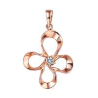 家福珠宝幸福_18K金钻石吊坠