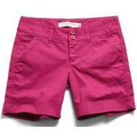 佐丹奴女装百搭浆果色弹力日常短裤014000710012425(伏牛花红色/25码)