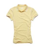 佐丹奴女装撞色边弹力平纹POLO013101120014401(玉米色/小码)
