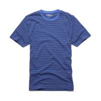 佐丹奴男装男友缤纷细间短袖T恤010200060016504(钴蓝色/加大码)