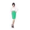 Karo Rinlan双腰带纽扣糖果色铅笔裙子101122Q03626021(绿色)