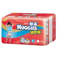 好奇(Huggies)成长裤加大号男用15片