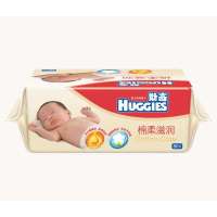 好奇(Huggies)棉柔滋润婴儿柔润湿巾80抽补充装