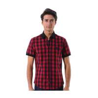 POLO VILLAE男士红色短衬PFCAMACCH893(46)