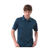 POLO VILLAE男士深牛仔蓝细条纹短T恤PFCAFAACH609(54)