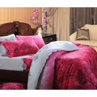 乔曼帝婚庆贡缎双人六件套之爱的真谛