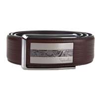 七匹狼男士平滑扣皮带7A0313400-1(啡)