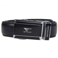 七匹狼男士自动扣皮带7A1100680(黑)