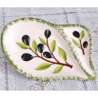 其唯美品小翠轻质瓷二格碟